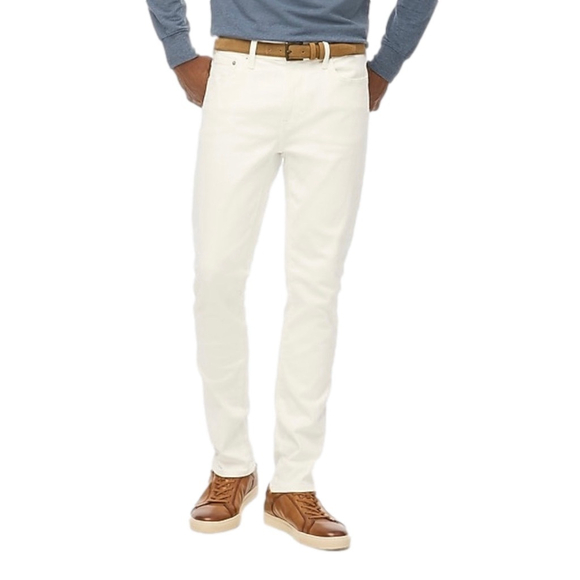 J. Crew Other - J.Crew Factory Slim Fit Flex Jeans White 34x34 Stretch Denim NWT